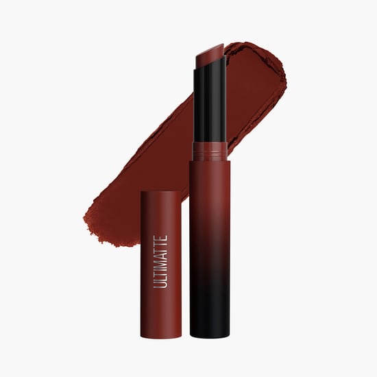 Maybelline Color Sensational Ultimatte Slim Lipstick In More Cedar – Matter Lippenstift Mit Neutralem Erdton