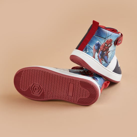 FAME FOREVER Spiderman Print High Top Sneakers