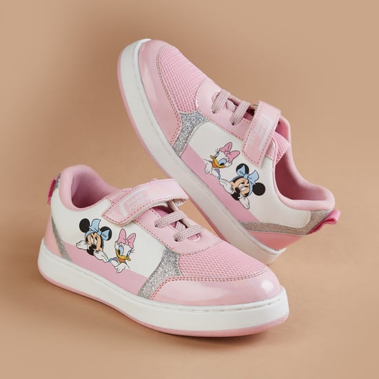 FAME FOREVER Mickey & Donald Print Sneakers