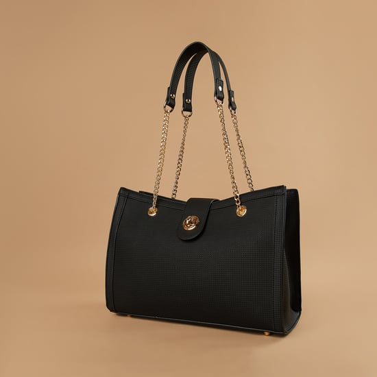 CODE Textured Shoulder Bag