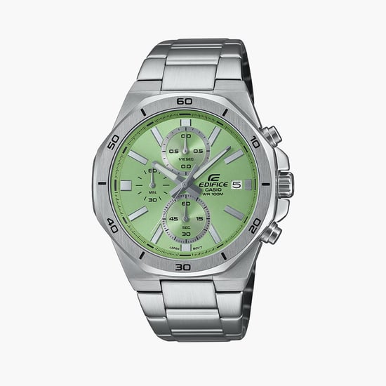 CASIO Edifice Stainless Steel Chronograph Watch ED637