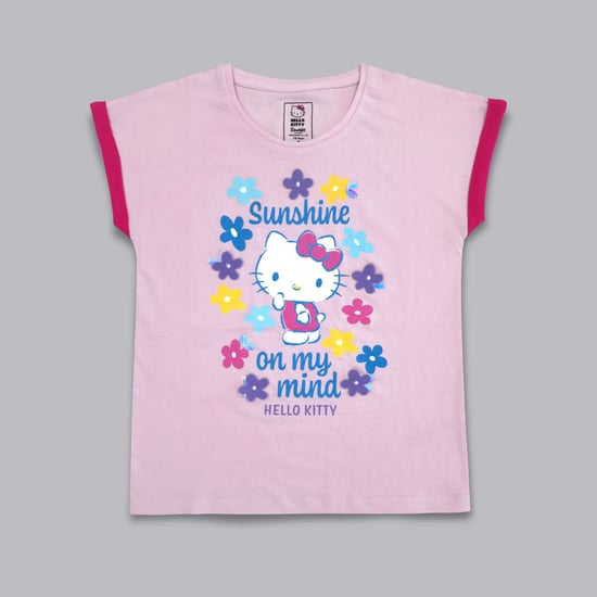 KIDSVILLE Hello Kitty Printed T-shirt