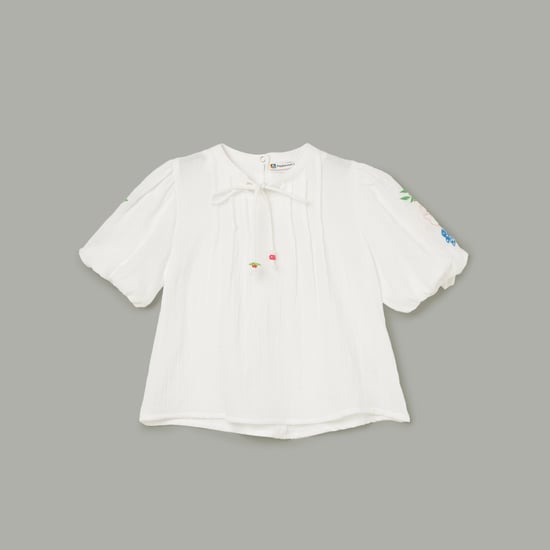 PEPPERMINT Embroidered Top