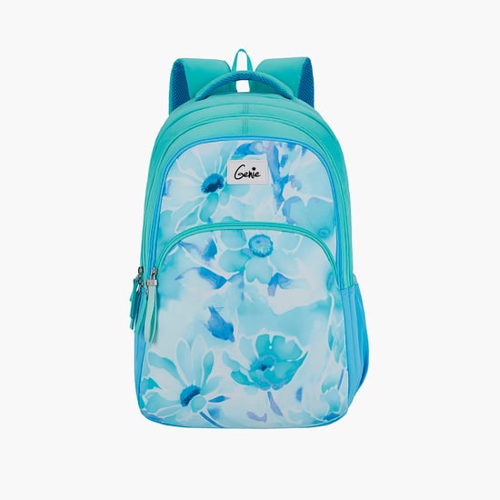 GENIE Elsie Floral Print Laptop Backpack with Raincover