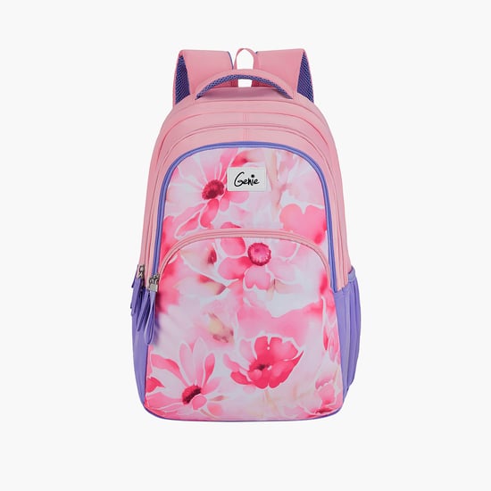 GENIE Elsie Floral Print Laptop Backpack with Raincover