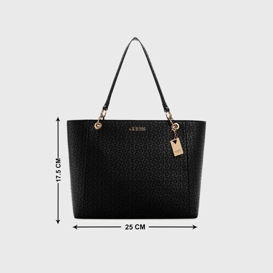 GUESS 
花柄刺繍 ショルダーバッグ 赤と黒 Buy Guess VP876618 Corina Top Zip Shoulder Handbag for Women, BLA