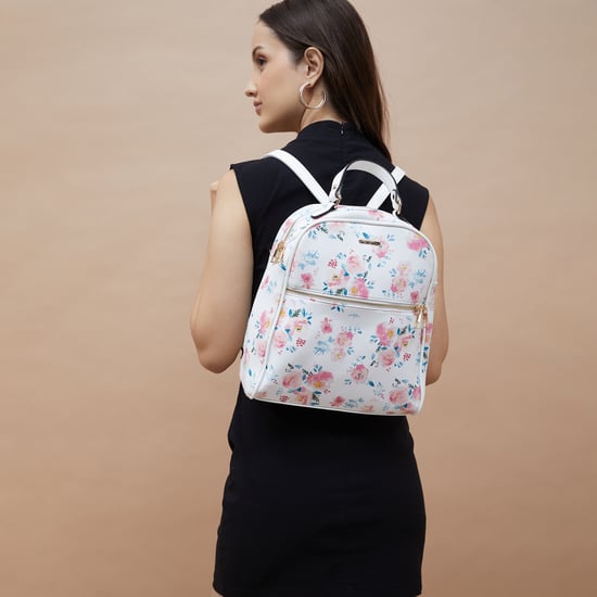 GINGER Floral Print Backpack