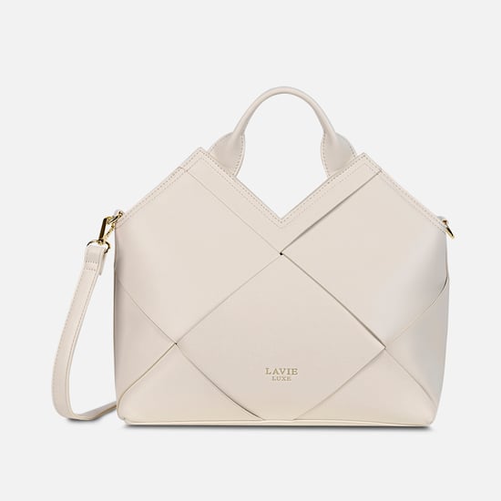 LAVIE LUXE Quilted Handheld Bag Beige