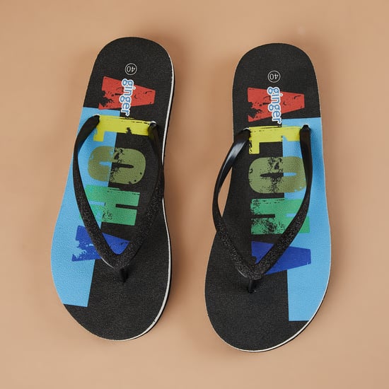 GINGER Printed Flip Flops