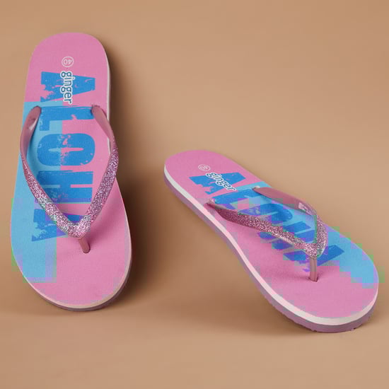 GINGER Printed Flip Flops