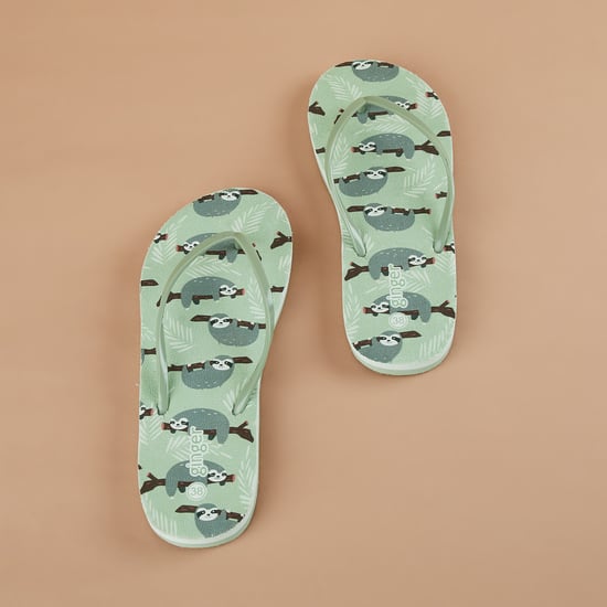 GINGER Printed Flip Flops