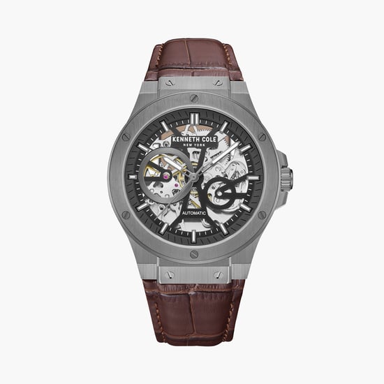 KENNETH COLE Skeleton Automatic Watch - NTKCWGX0063901MN