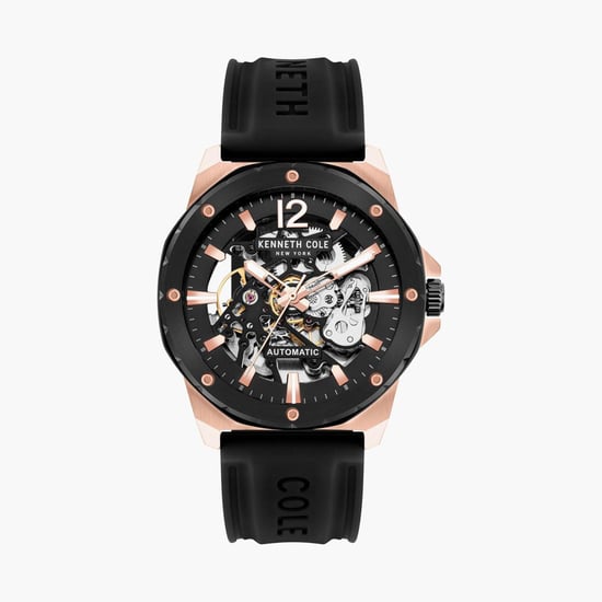 KENNETH COLE Skeletal Dial Automatic Watch - NTKCWGZ2104204MN