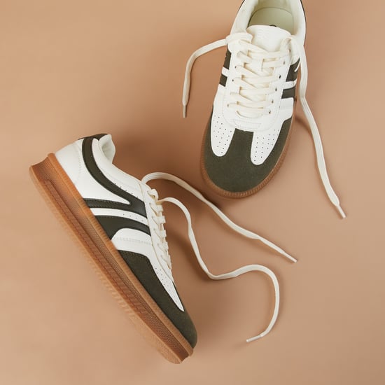 Womens Footwear Ginger By Lifestyle Shoes Online Panelled Lace-Up