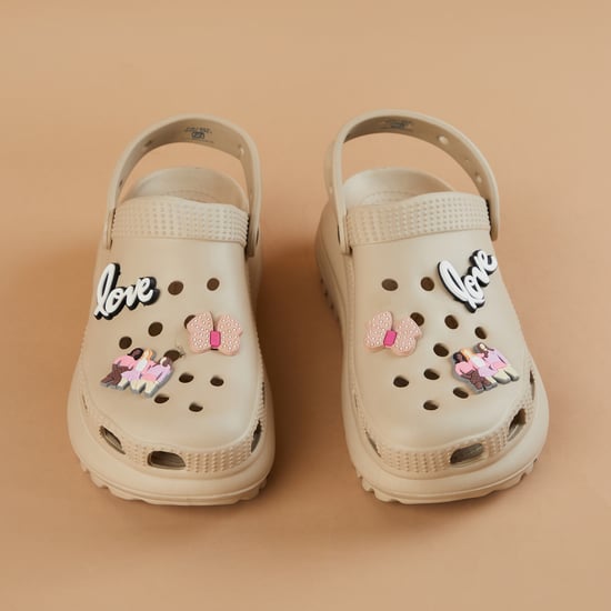 GINGER Jibbitz Charms Platform Clogs