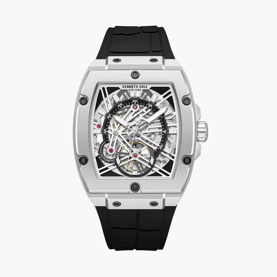 KENNETH COLE Automatic Watch with Silicone Strap - KCWGZ0067803MN