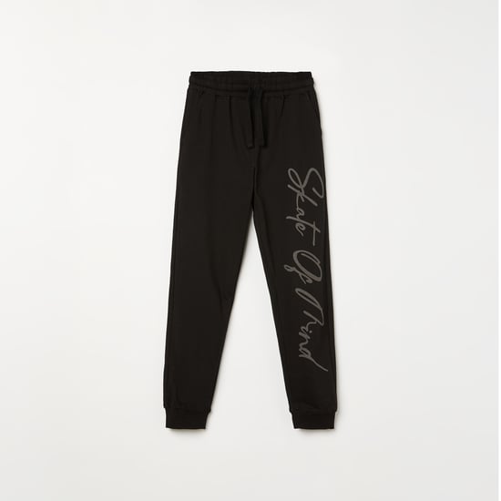 FAME FOREVER Calligraphy Print Elasticated Joggers