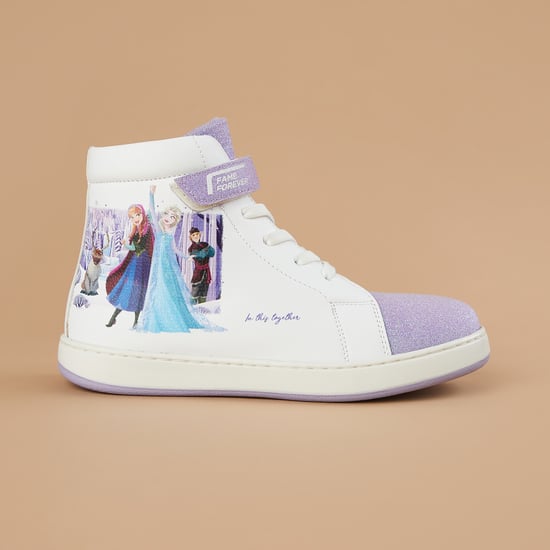 FAME FOREVER Frozen Print High Top Sneakers