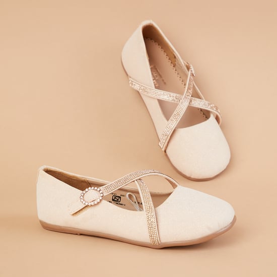 FAME FOREVER Embellished Mary Janes