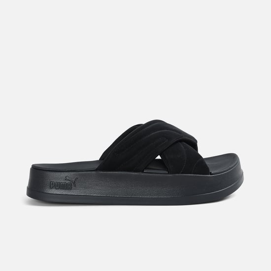 PUMA Leadcat Platform Slides Black