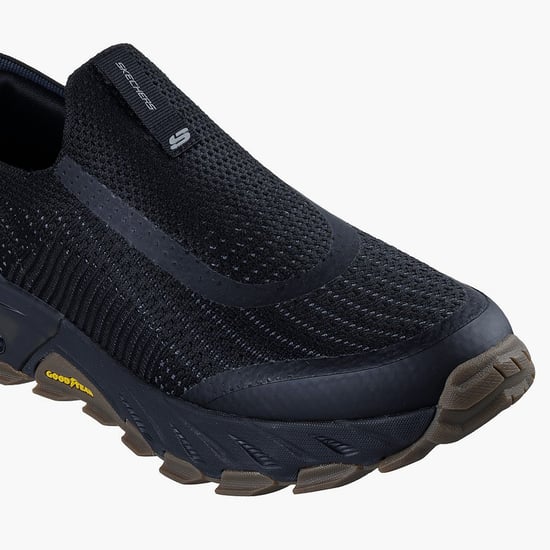 SKECHERS Max Protect Mesh Textured Sports Shoes Black
