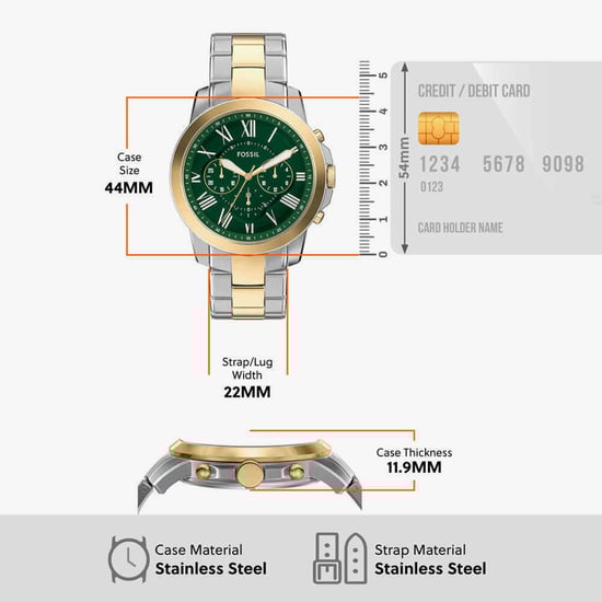 FOSSIL Grant Chronograph Watch FS6131I