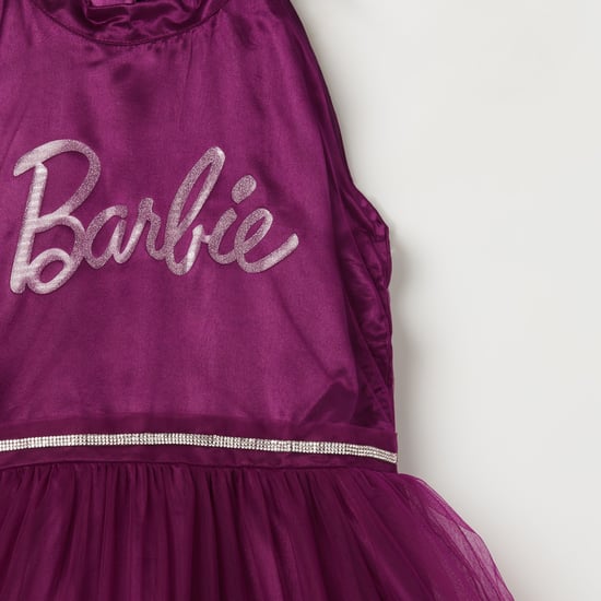 BARBIE Glitter Print A-line Dress