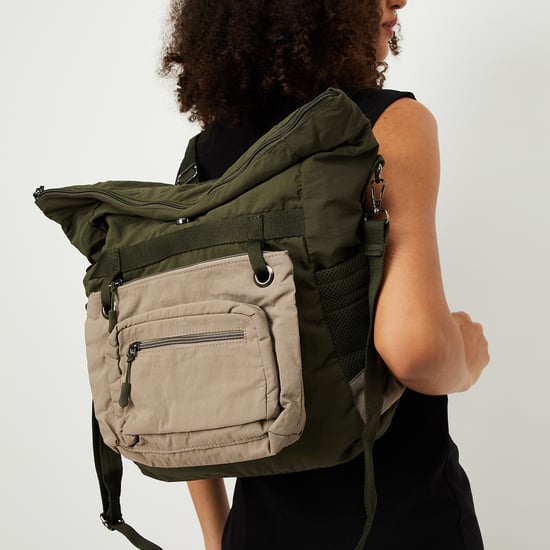 Women Colourblock Backpack
