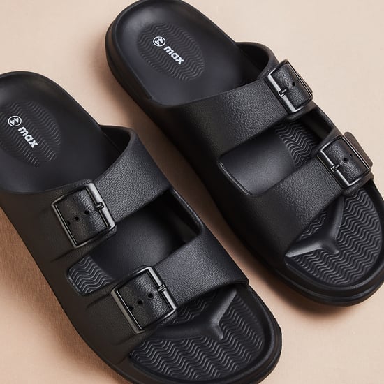 Men Dual Strap Sliders