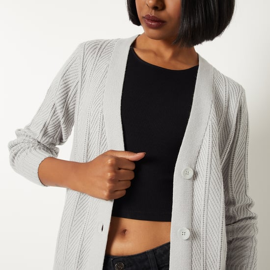 Buy Women Knit Cardigan Online at just Rs. 999.0 - 1000015792592