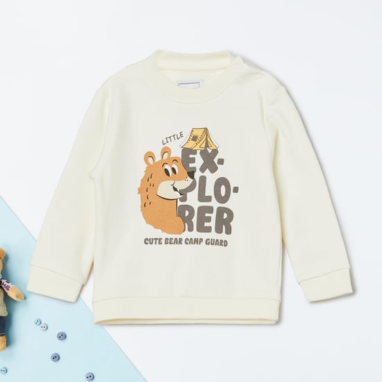 Buy Boys Graphic Print Sweatshirt Online at just Rs. 399.0
