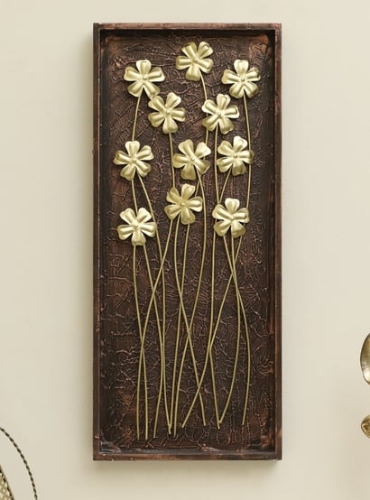 Buy VEDAS Kane Metal Flower Wall Accent from Vedas at just INR 6599.0