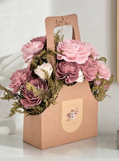 Buy Lets Garden Cedar Artificial Floral Arrangement in Bag from