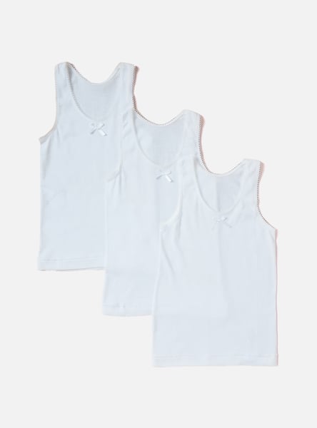 Juniors Solid Tank Top - Set of 3