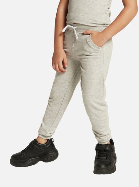 Juniors Solid Joggers with Drawstring Closure and Pockets