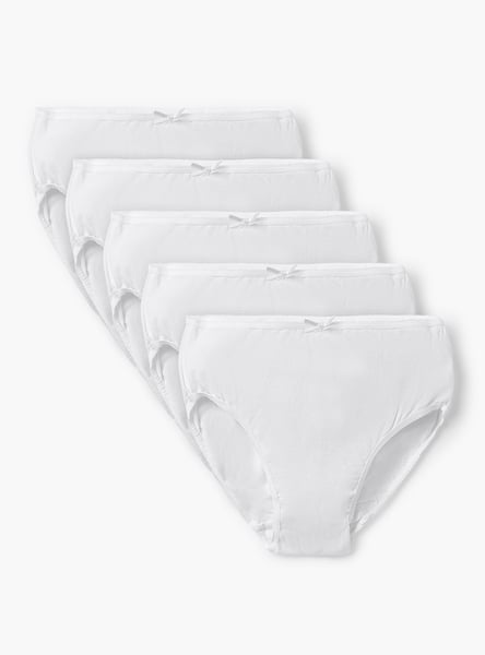 Juniors Solid Panties - Set of 5