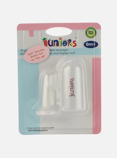 Juniors Finger Tip Tooth Brush and Stand