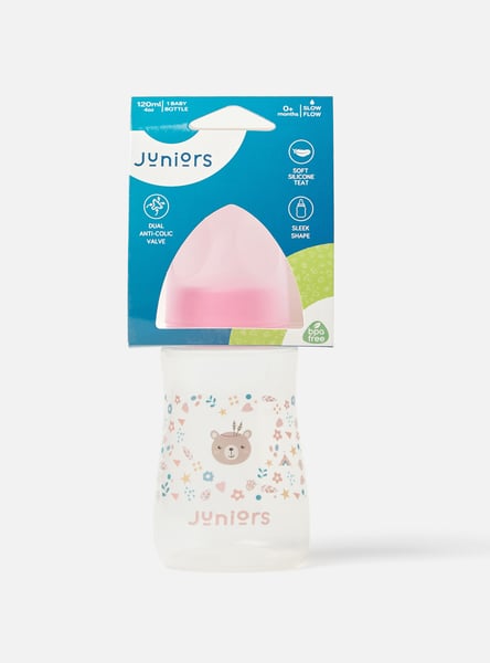 Juniors Printed Feeding Bottle - 120 ml