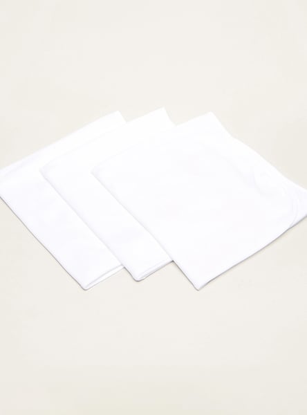 Juniors Solid Receiving Blanket - Set of 3