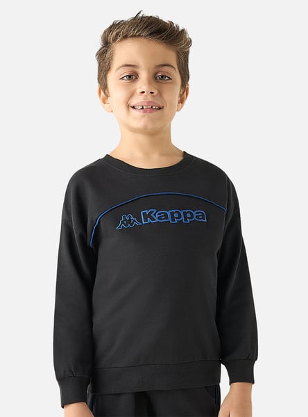 Kappa Logo Print Long Sleeves Sweatshirt and Joggers Set