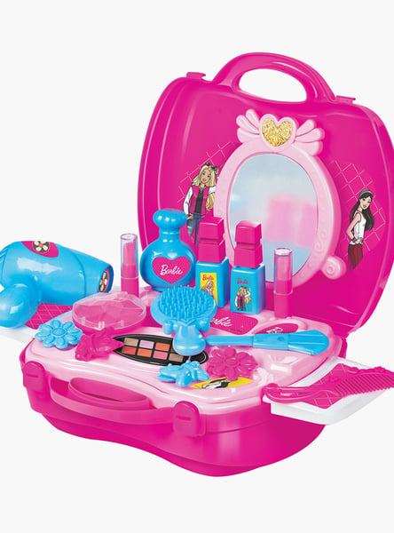 Itoys Barbie Suitcase Beauty Set - 21 Pcs
