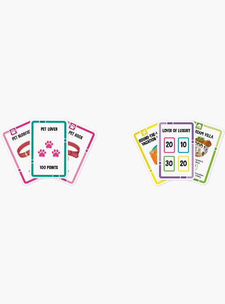 Hasbro Gaming The Game of Life Goals Game Cards