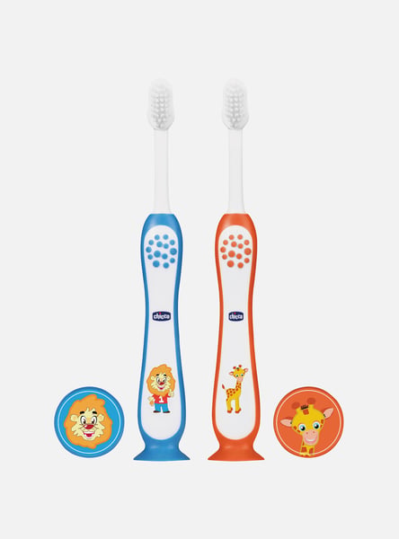 Chicco Printed BabyToothbrush - Set of 2