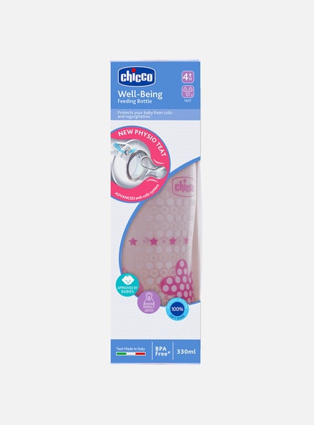 Chicco Well-Being Feeding Bottle - 330 ml