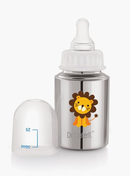 Dr.WaterR Stainless Steel Baby Feeding Bottle - 150 ml