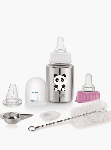 Dr.WaterR Stainless Steel Baby Feeding Bottle Kit - 150 ml