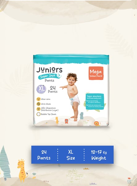 Juniors Super Soft Pants - Size XL - 24 Pcs