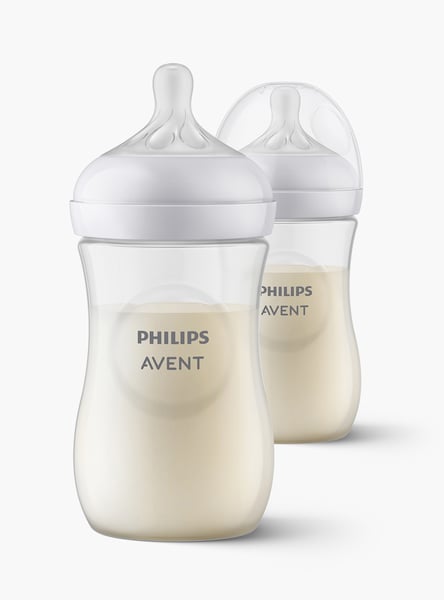 Philips Avent Natural Response Baby Bottle - 260 ml - Pack of 2