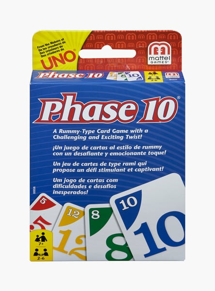 Mattel Games Phase 10 Card Game