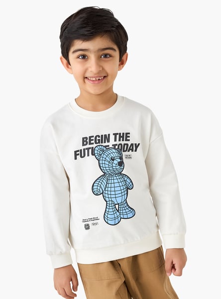 Juniors Printed Sweatshirt